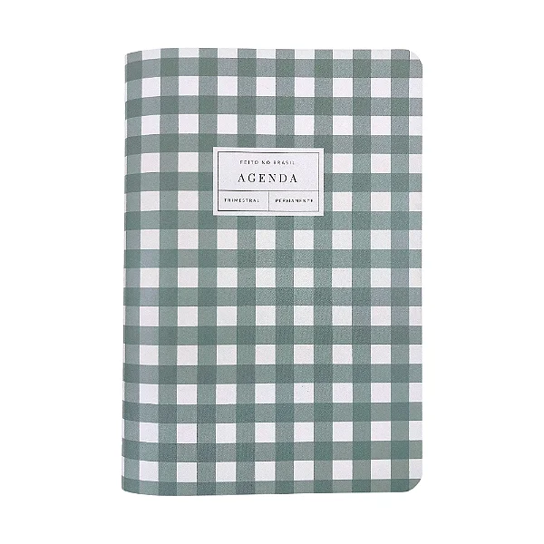 Agenda Permanente Eucalipto Xadrez Para Planner A.Craft Tamanho Padrão