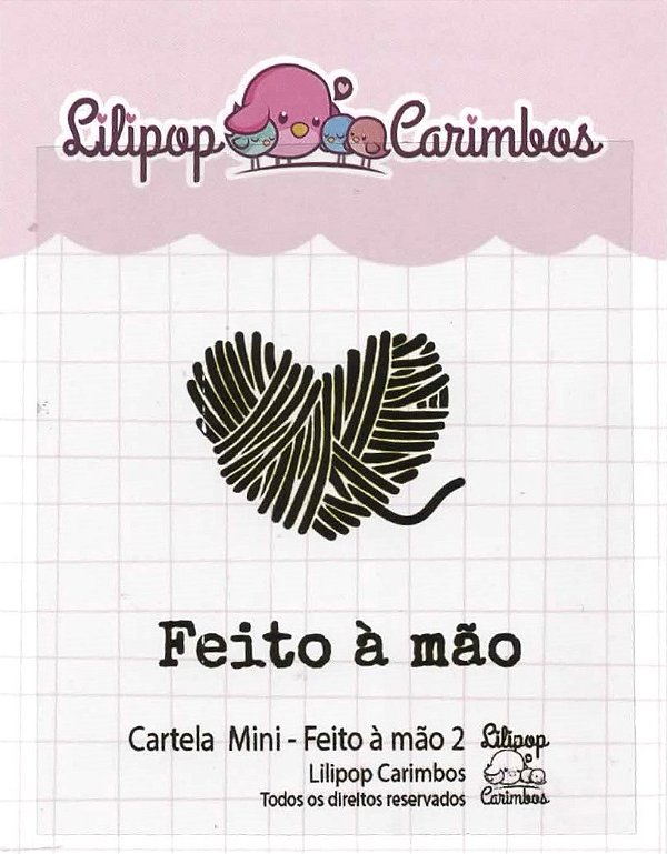 Carimbo Mini Feito à Mão 2 - Lilipop