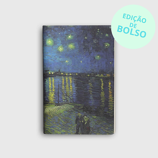 Journal Sem Pauta Noite Estrelada Sobre Ródano Edição de Bolso