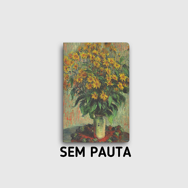 Journal Sem Pauta Alcachofra de Jerusalém Tamanho Grande