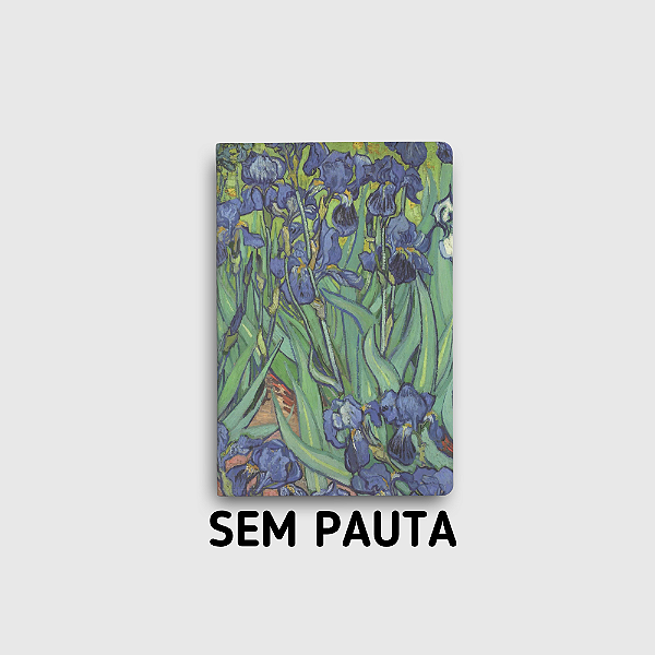 Journal Sem Pauta Lírios Tamanho Grande