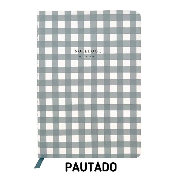 Caderno Pautado Eucalipto Xadrez Para Planner A.Craft Tamanho Padrão
