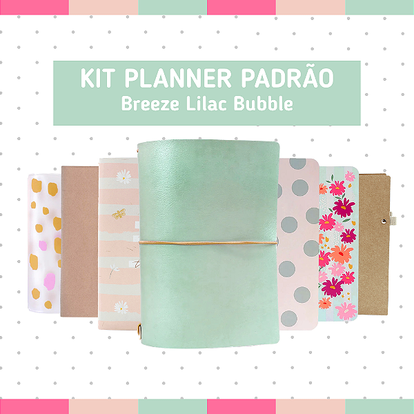 Kit Planner Padrão Breeze Lilac Bubble