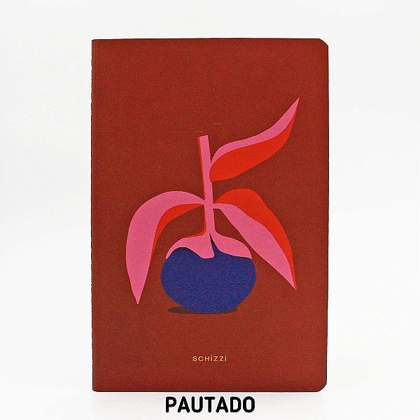 Caderno Brochura Pautado Flexível Large Mangustão Schizzi