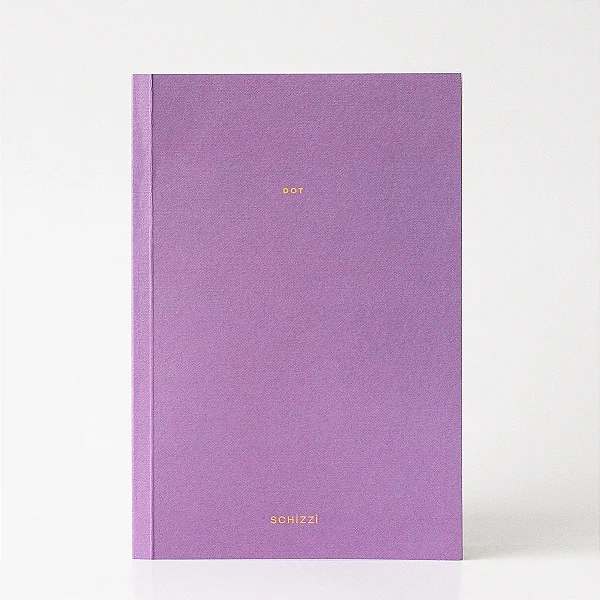 Caderno Brochura Pontilhado Hotmelt Dot Mirtilo Schizzi