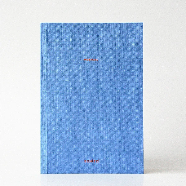 Caderno de Música Brochura Hotmelt Mediterrâneo Schizzi