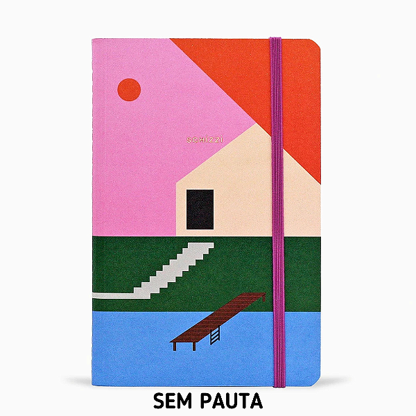 Caderno Sketchbook Brochura Sem Pauta Large Lousiana Schizzi