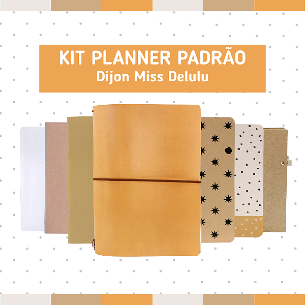 Kit Planner Padrão Dijon Miss Delulu