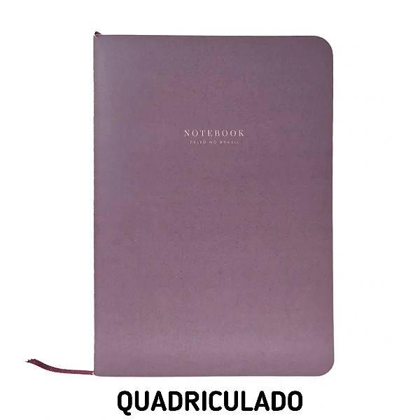Caderno Quadriculado Cassis Para Planner A.Craft Tamanho Padrão