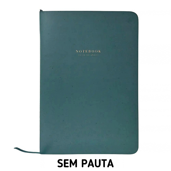 Caderno Sem Pauta Verde Petróleo Para Planner A.Craft Tamanho Padrão