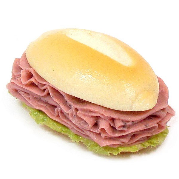 Imã de Comidinhas - Sanduíche de Mortadela