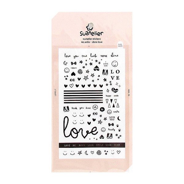 Adesivo Divertido para Decorar Unhas e Uso Geral Nail Deco - Deco Love