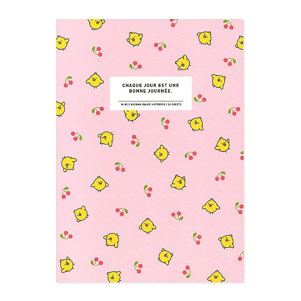 Caderno Brochura Chaque Jour Est Une... Galapagos Friends Iren Cereja Rosa - Artbox