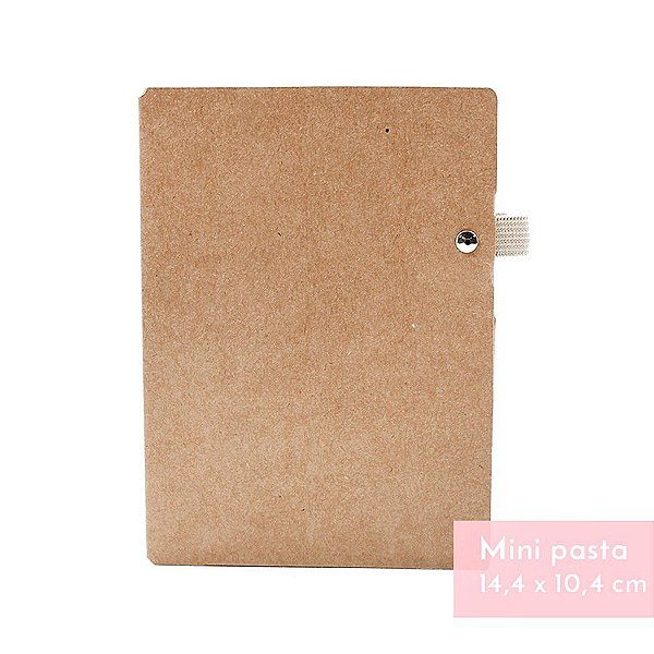 Mini Pasta Porta Caneta Kraft Para Mini Planner A.Craft