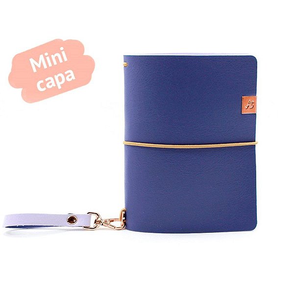 Mini Capa Blueberry (Para 4 Mini Blocos) Para Mini Planner A.Craft