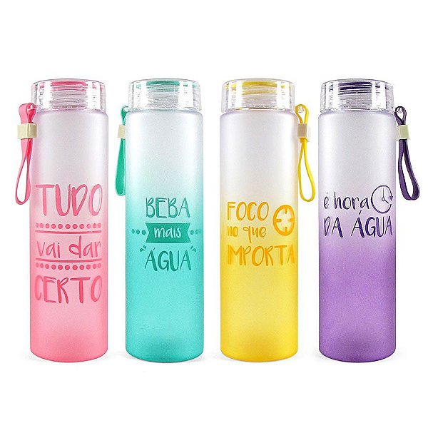 Garrafa de Água Fosca com Alça 500ml