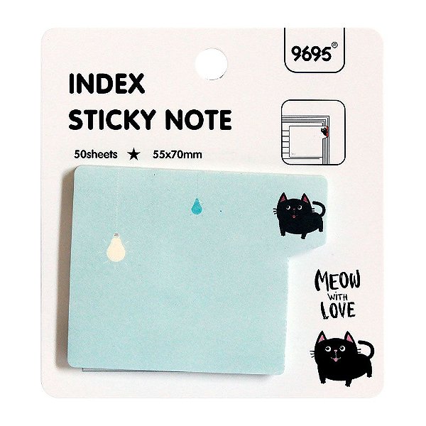Post-it Index Sticky Note 9695 - Gato azul