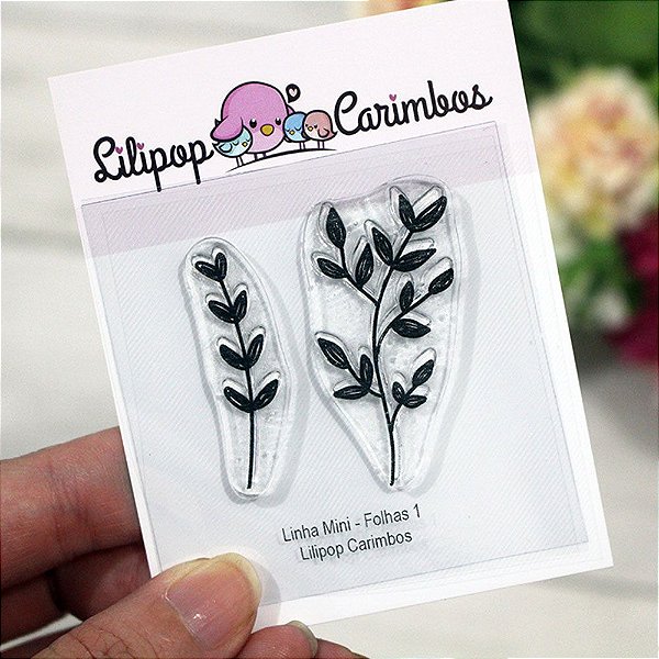 Kit de Carimbos Mini Folhas 1 - Lilipop