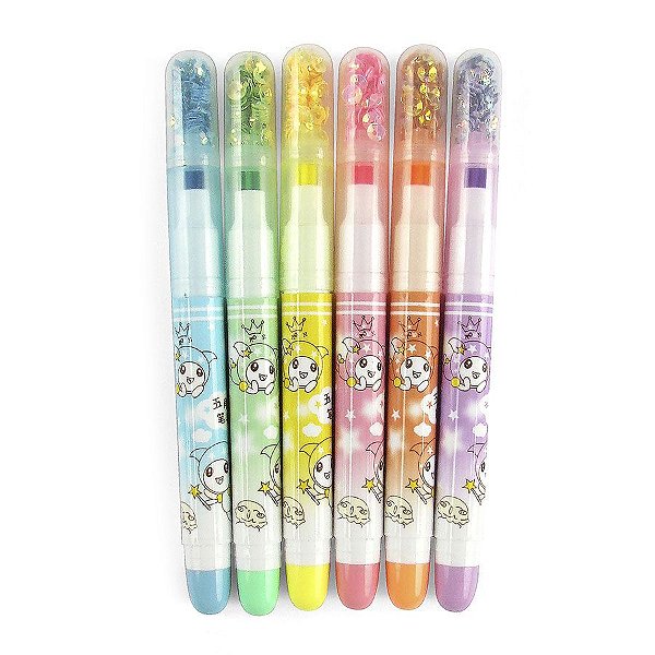 Kit Com 6 Marca Textos Estrela