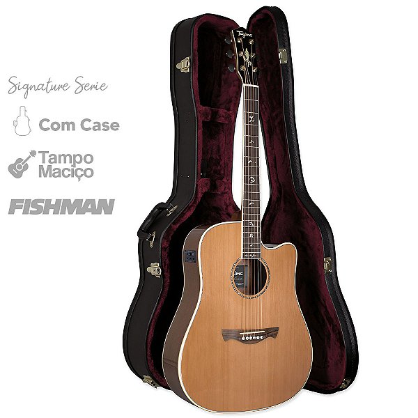 Violão Aço Tagima Elétrico Folk Juninho Afram Serie Signature