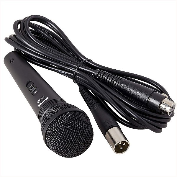 Microfone Unidirecional Dinâmico Shure Profissional SV-200