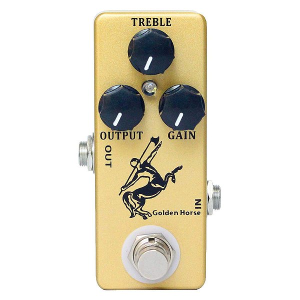 Pedal De Efeito Overdrive Golden Horse Clone Klon Centaur