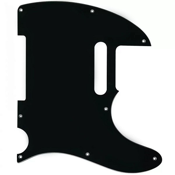 Escudo Para Guitarra Telecaster 3 Camadas Preto X310
