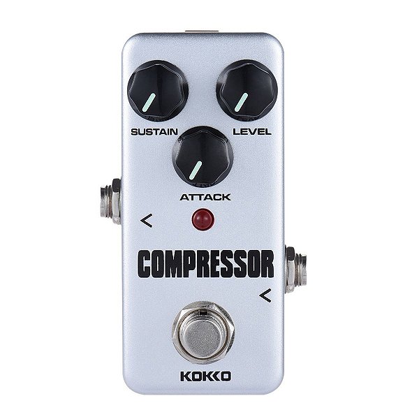 Pedal Efeito Analógico Guitarra True Bypass Compressor Kokko