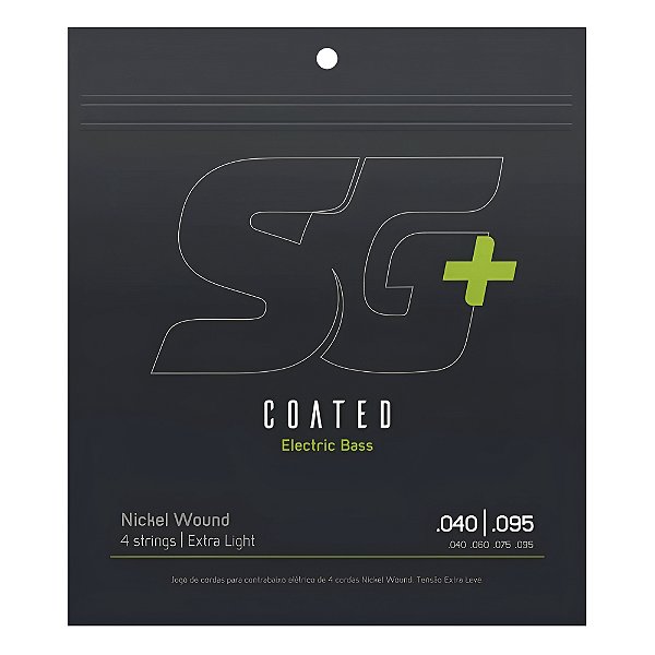 Encordoamento Para Baixo 4 Cordas 040 SG Coated Revestida