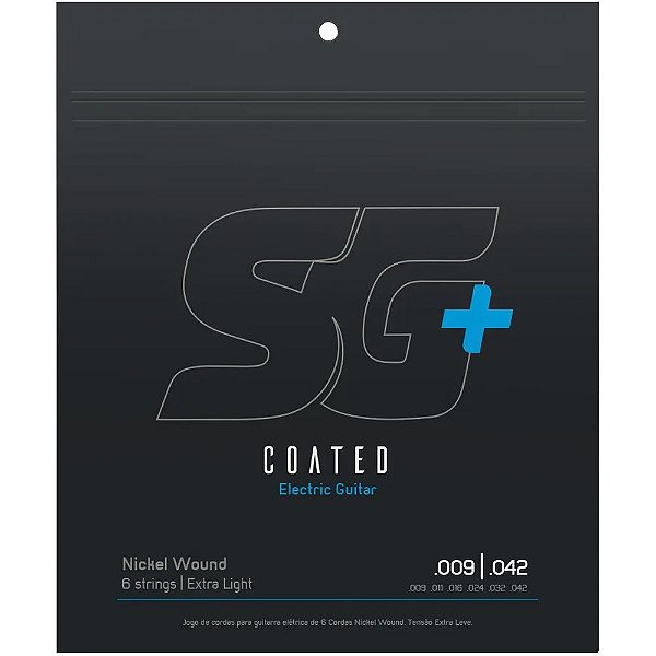 Jogo De Cordas Para Guitarra Sg+ 009 Coated