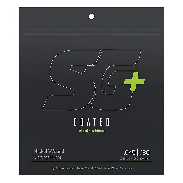 Encordoamento Para Baixo 5 Cordas 045 Sg+ Coated Revestida