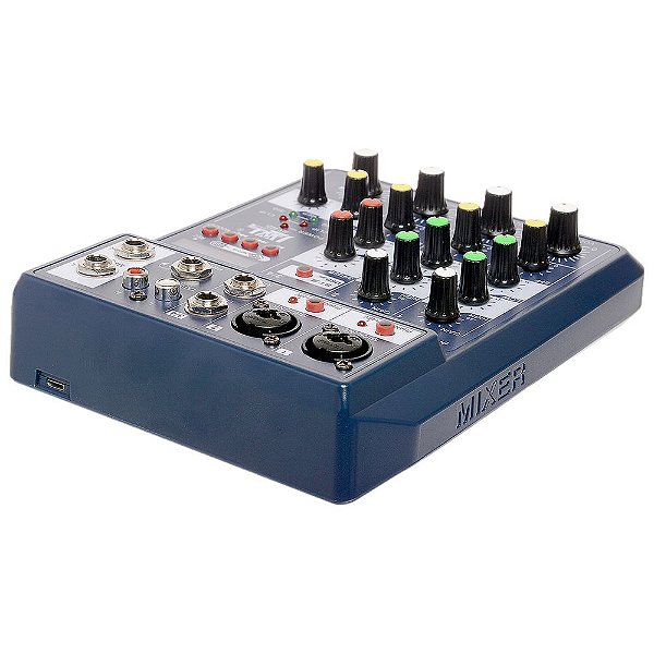 Mesa De Som Mixer Profissional 4 Canais JWL Bluetooth Usb