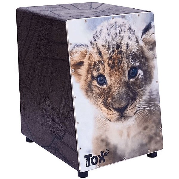 Cajon Acustico Nobre Tok Infantil Modelo 605 Leãozinho