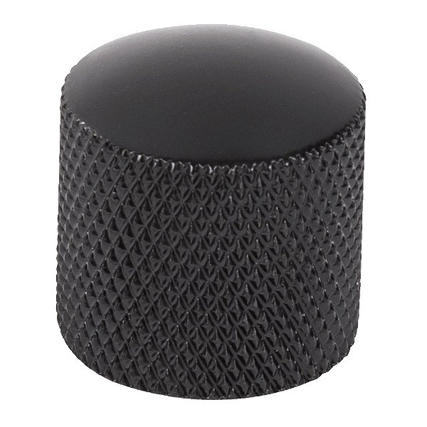 Knob De Metal Preto De Pressão Para Guitarra E Baixo Strinberg