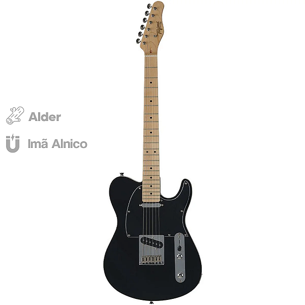 Guitarra Eletrica Telecaster Tagima T-550 Preta Classic Series