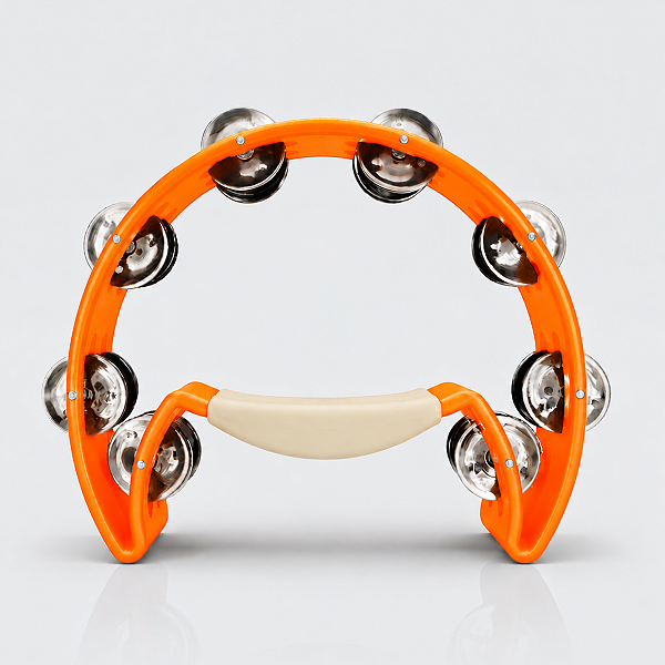 Pandeirola Meia Lua Liverpool Laranja Neon Profissional