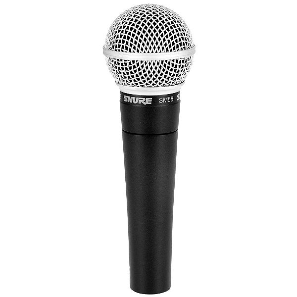 Microfone Shure Profissional Unidirecional Dinâmico SM58-LC