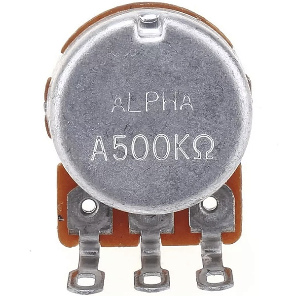 Potenciômetro Alpha Base Pequena Eixo Longo A500K