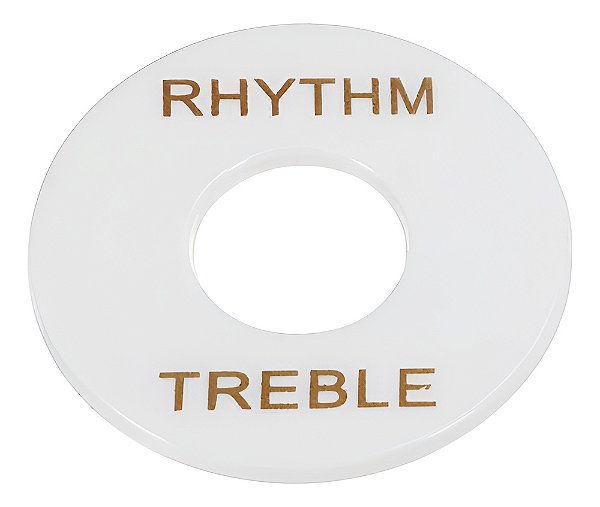 Escudo Moldura Plate Branco Para Guitarra Chave Seletora Les Paul SG