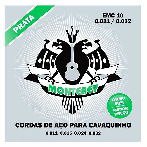 Jogo De Cordas Monterey By Solez Para Cavaquinho Cavaco