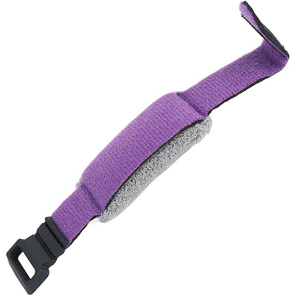 Abafador De Cordas Fretwrap Pequeno Para Violão Baixo Roxo