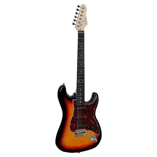 Guitarra Elétrica Stratocaster Giannini G-100 Standard Sunburst Tortoise