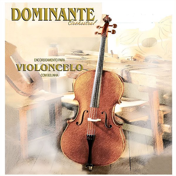 Jogo De Cordas Para Violoncelo Dominante Orchestral Com Bolinha