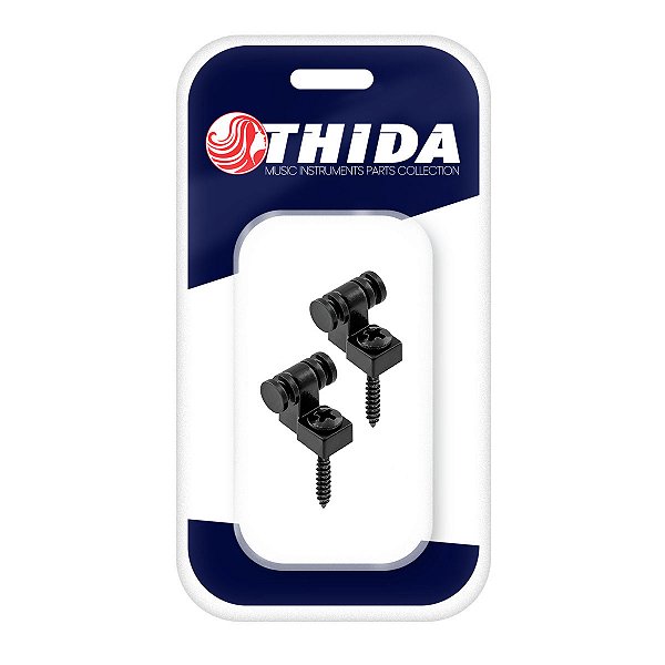 Par De Rebaixadores De Corda Gaivota Roller Preto Guitarra