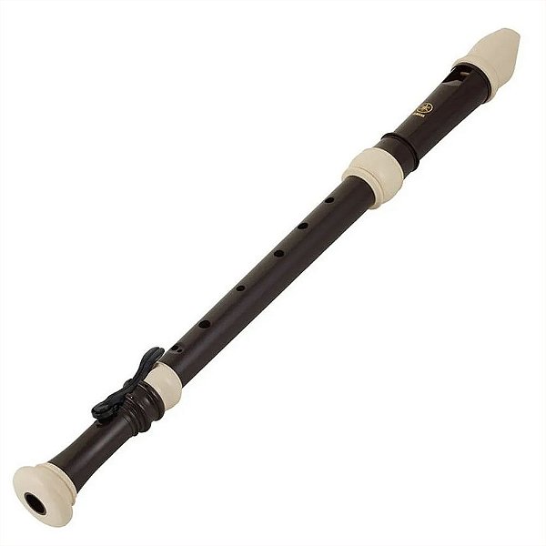 Flauta Doce Tenor Yamaha Barroca YRT-304BII Série 300 Com Capa