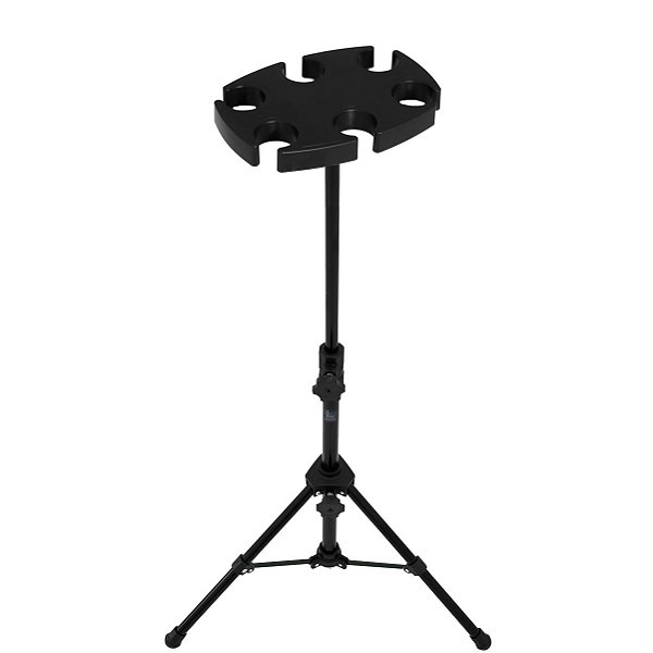 Pedestal Suporte Tripé Descanso Visão Para 6 Microfones Com e Sem Fio