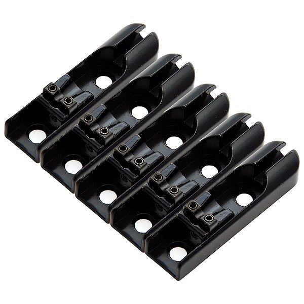 Ponte Monorail Baixo 5 Cordas Preto Saddle Carrinho Zinco