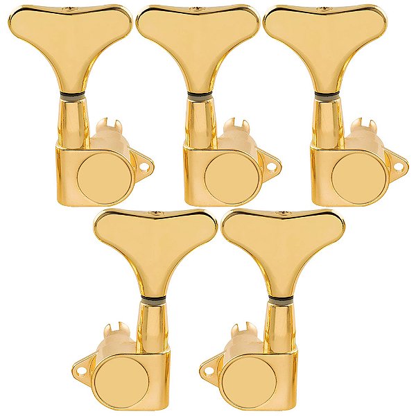 Tarraxas Blindada Dourada Para Contra Baixo 5 Cordas 3x2