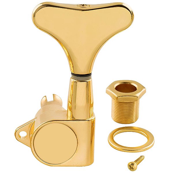 Tarraxa Avulsa Blindada Dourada Para Contra Baixo Lado Esquerdo