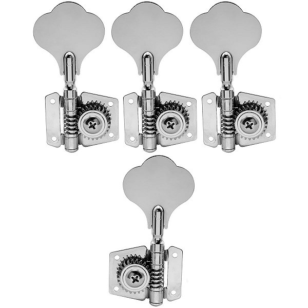Tarraxas Cromadas Para Contra Baixo Jazz Bass 4 Cordas 3x1